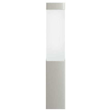 Utomhus vägglampa 2 pcs Silver 10.5 x 6 x 33 cm