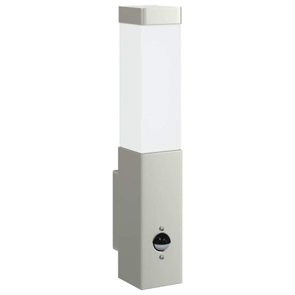 Utomhus vägglampa Silver 10.5 x 6 x 33 cm