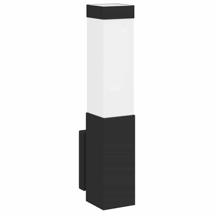 Utomhus vägglampa Svart 10.5 x 6 x 33 cm