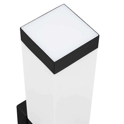 Utomhus vägglampa Svart 10.5 x 6 x 33 cm