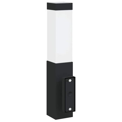 Utomhus vägglampa 2 pcs Svart 10.5 x 6 x 33 cm