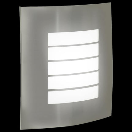 Utomhus vägglampa Silver 23,5 x 9 x 26 cm