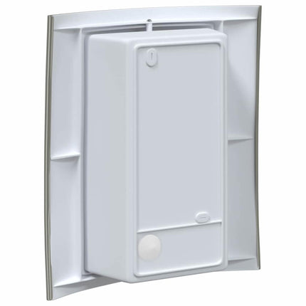 Utomhus vägglampa 2 st Silver 23,5 x 9 x 26 cm