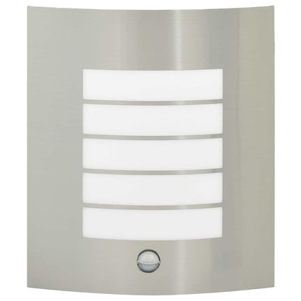 Utomhus vägglampa 2 pcs Silver 23,5 x 9 x 26 cm