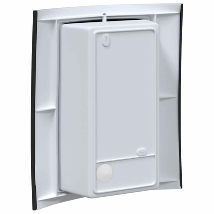 Utomhus vägglampa 2 pcs Svart 23,5 x 9 x 26 cm