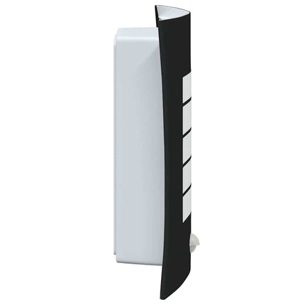 Utomhus vägglampa 2 pcs Svart 23,5 x 9 x 26 cm