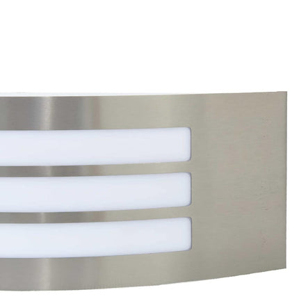 Utomhus vägglampa 2 pcs Silver 32 x 10 x 10 cm