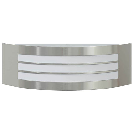 Utomhus vägglampa 2 pcs Silver 32 x 10 x 10 cm