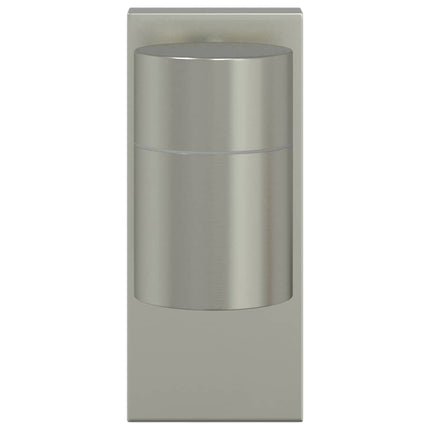 Utomhus vägglampa 2 st Silver 6,5 x 10,5 x 16 cm