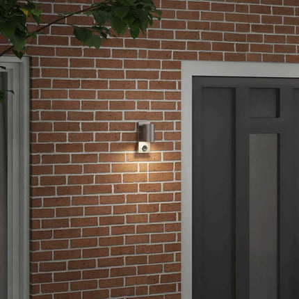 Utomhus vägglampa Silver 6,5 x 10,5 x 16 cm