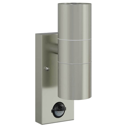 Utomhus vägglampa 2 pcs Silver 7 x 10 x 22 cm