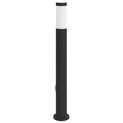 Pollare med sensor och uttag 80 cm rostfritt stål IP44