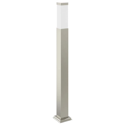 Pollare med uttag 80 cm rostfritt stål IP44