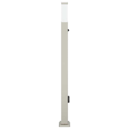 Pollare med sensor och uttag 110 cm rostfritt stål IP44