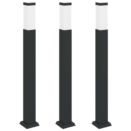 Pollare 3 st 80 cm svart IP44