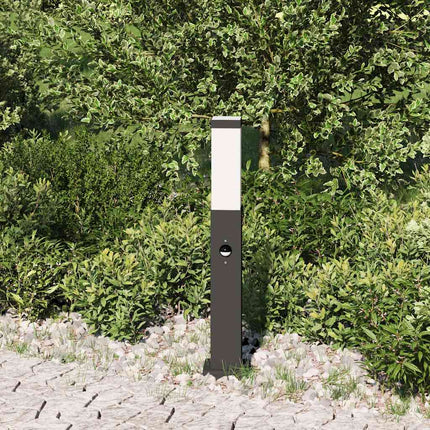 Pollare med sensor 50 cm svart IP44