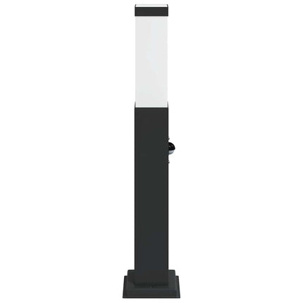 Pollare med sensor 50 cm svart IP44