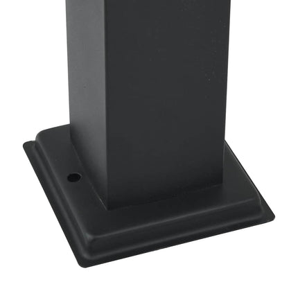 Pollare med sensor 50 cm svart IP44
