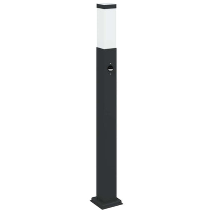 Pollare med sensor 3 st 80 cm svart IP44