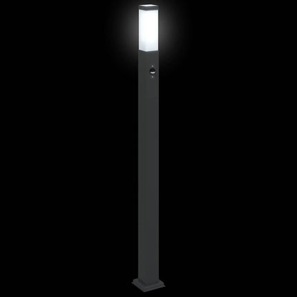 Pollare med sensor 3 st 110 cm svart IP44