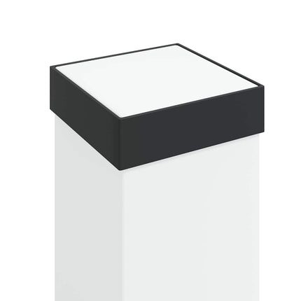 Pollare med sensor och uttag 3 st 110 cm svart IP44
