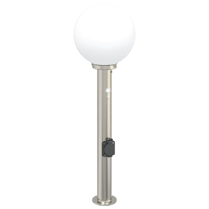 Pollare med sensor och uttag 80 cm rostfritt stål IP44