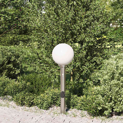 Pollare med sensor och uttag 80 cm rostfritt stål IP44