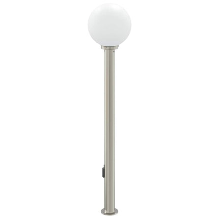 Pollare med sensor och uttag 120 cm rostfritt stål IP44
