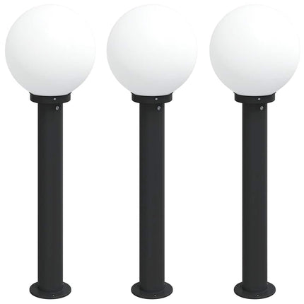 Pollare 3 st 80 cm svart IP44