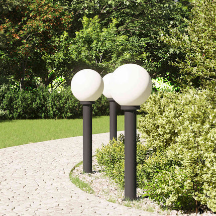 Pollare 3 st 80 cm svart IP44