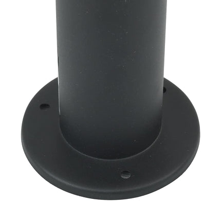 Pollare med sensor och uttag 120 cm svart IP44