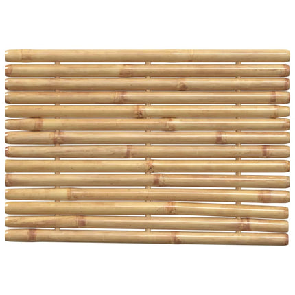 Badmattor 2 st 70x50 cm bambu