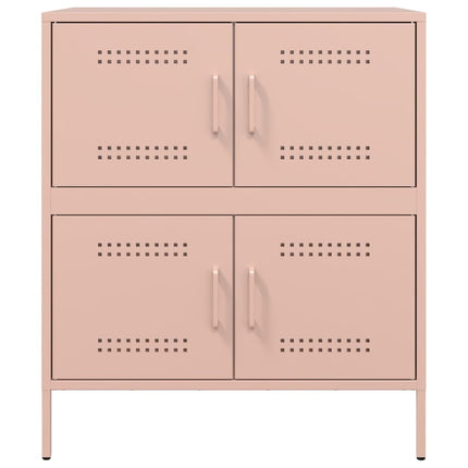 Skänk rosa 68x39x79 cm stål