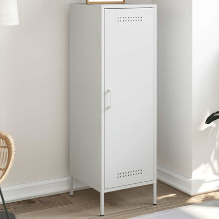 Högskåp vit 36x39x113 cm stål