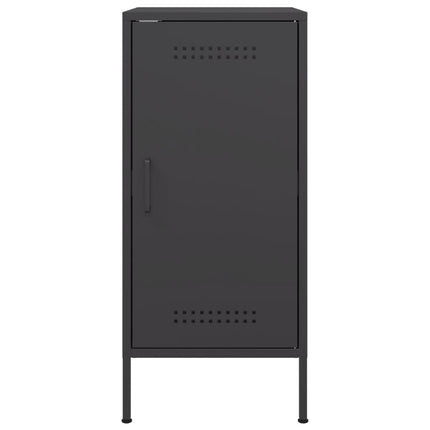 Skänk 2 st svart 36x39x79 cm kallvalsat stål