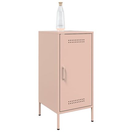 Skänk 2 st rosa 36x39x79 cm kallvalsat stål