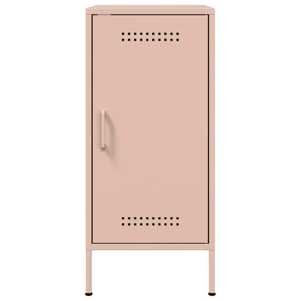 Skänk 2 st rosa 36x39x79 cm kallvalsat stål