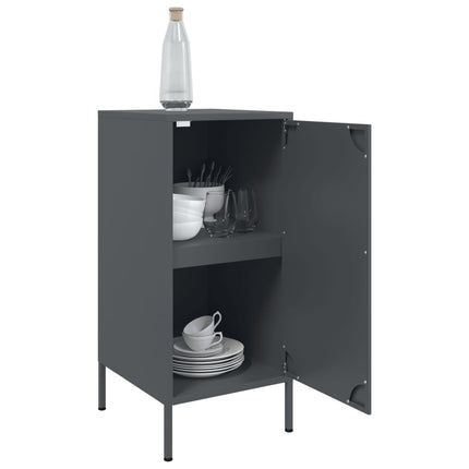 Skänk antracit 36x39x79 cm kallvalsat stål