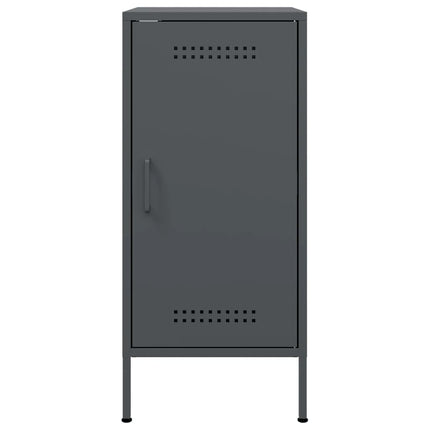 Skänk 2 st antracit 36x39x79 cm kallvalsat stål