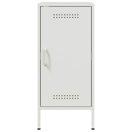 Skåp 2 st vit 36x39x79 cm stål