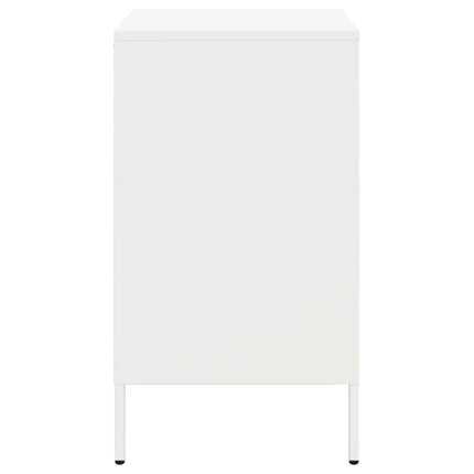 Sängbord svart 36x39x68 cm stål