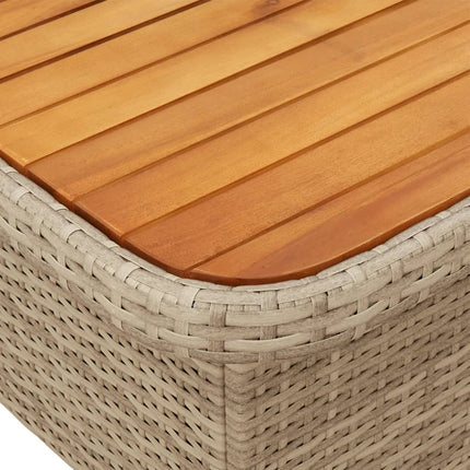 Bistrogrupp med dynor 3 delar beige konstrotting
