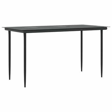 Trädgårdsmöbelset med kudde 5 pcs Beige konstrotting