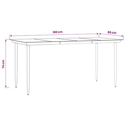 Trädgårdsmöbelset med kudde 7 pcs Ljusgrå konstrotting