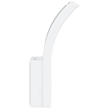 Utomhusvägglampa LED vit gjuten aluminium