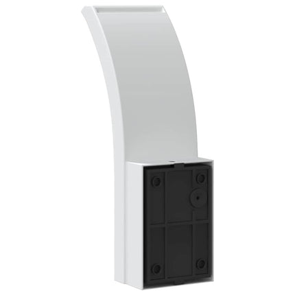Utomhusvägglampor LED 2 st vit gjuten aluminium
