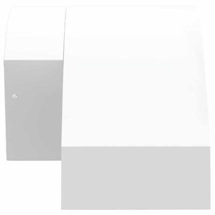 Utomhusvägglampa LED med sensor vit gjuten aluminium