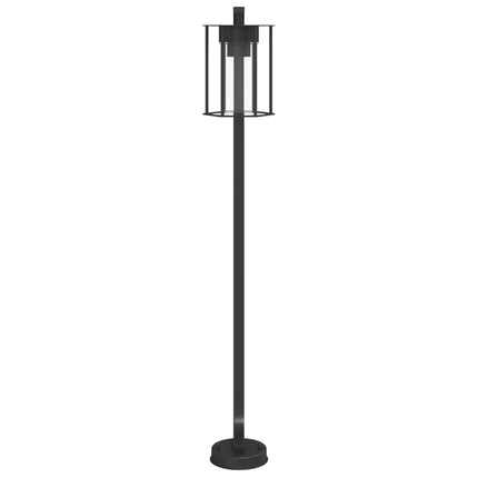 Utomhusgolvlampa svart 100 cm rostfritt stål