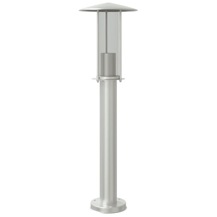 Utomhusgolvlampa silver 60 cm rostfritt stål
