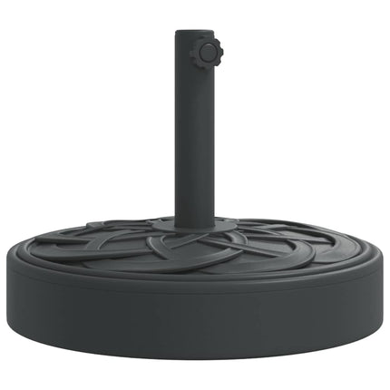 Parasollfot för Ø38 / 48 mm stolpar 25 kg rund